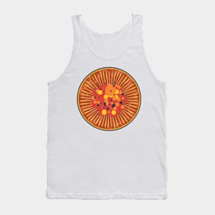 Diatom - Lindavia comensis (red, artwork) Tank Top